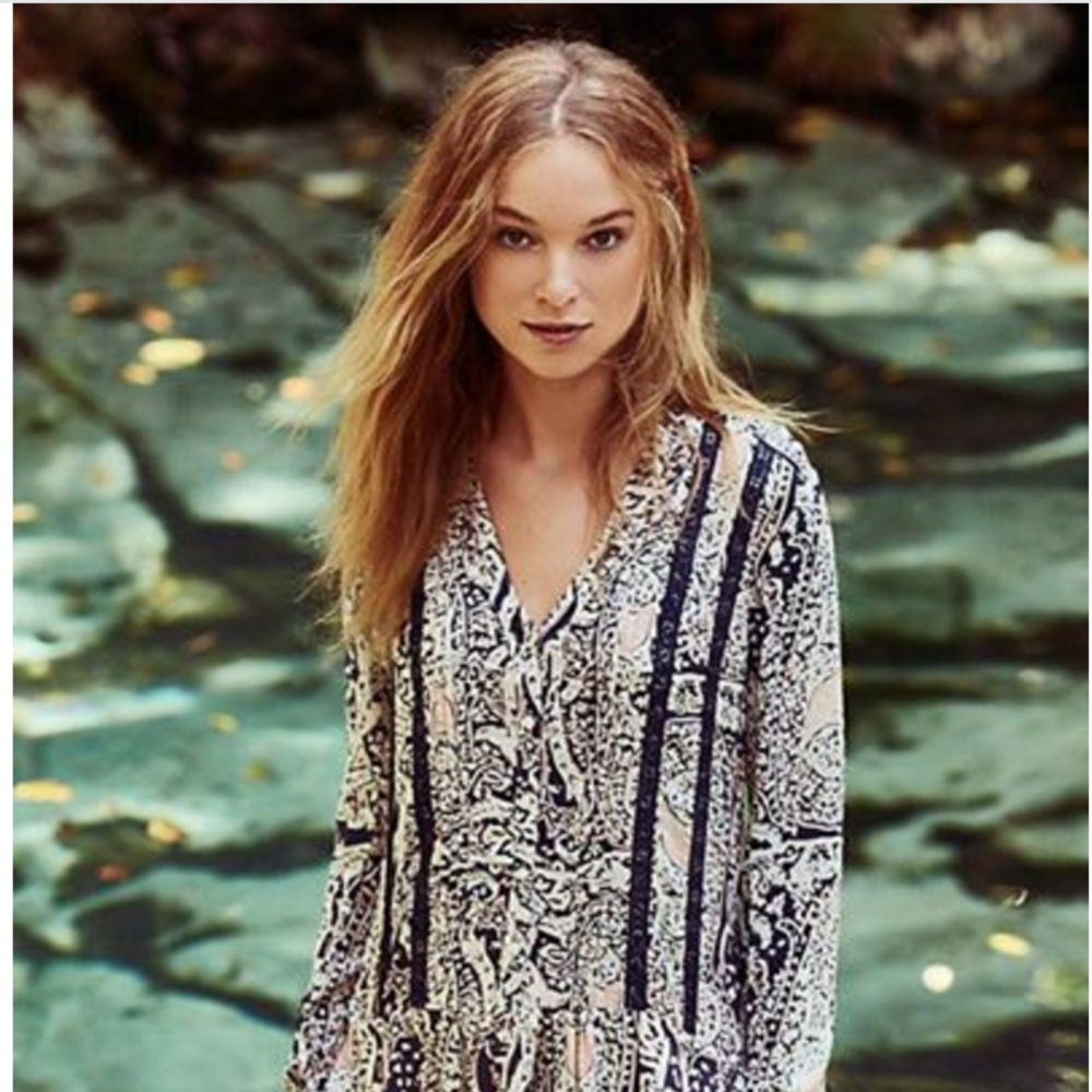 **sold** Dropwaist Boho dress by Tiny (Anthro)