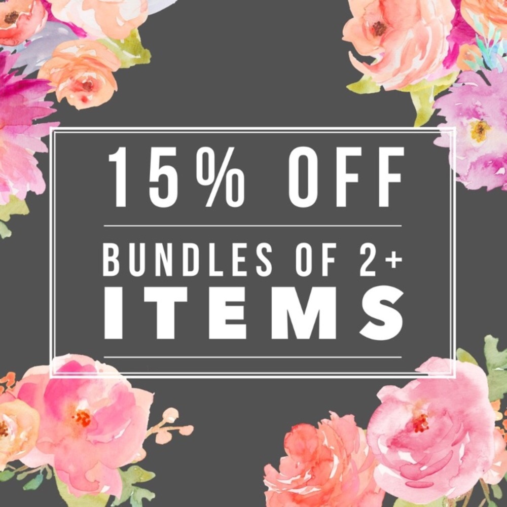 All items in my shop can be bundled! Xo