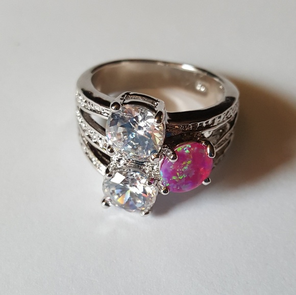 Gorgeous Topaz and Pink Fire Opal - Picture 3 of 6