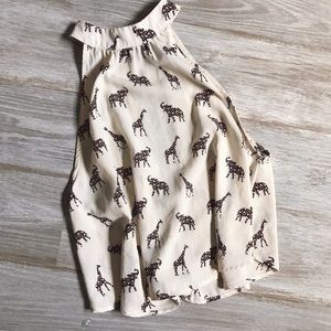 Nordstrom High Neck Blouse