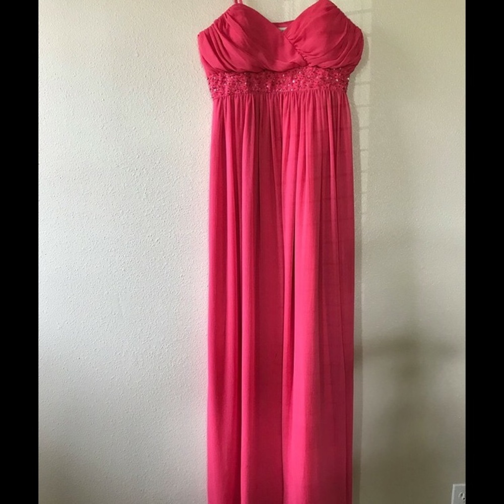 Long formal dress with beads. NEW!