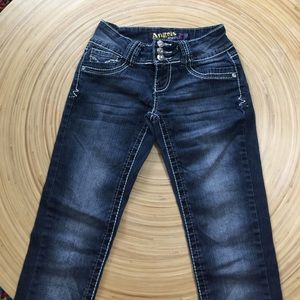 Angels skinny fit stretchy jeans. Size 3 (juniors)