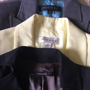 Anne Klein Tahari Blazers Casual Corner Skirt Suit