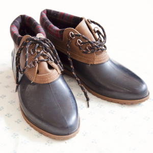 Winter Rubber Rain Shoes, DuPont Thermolite, Sz 8