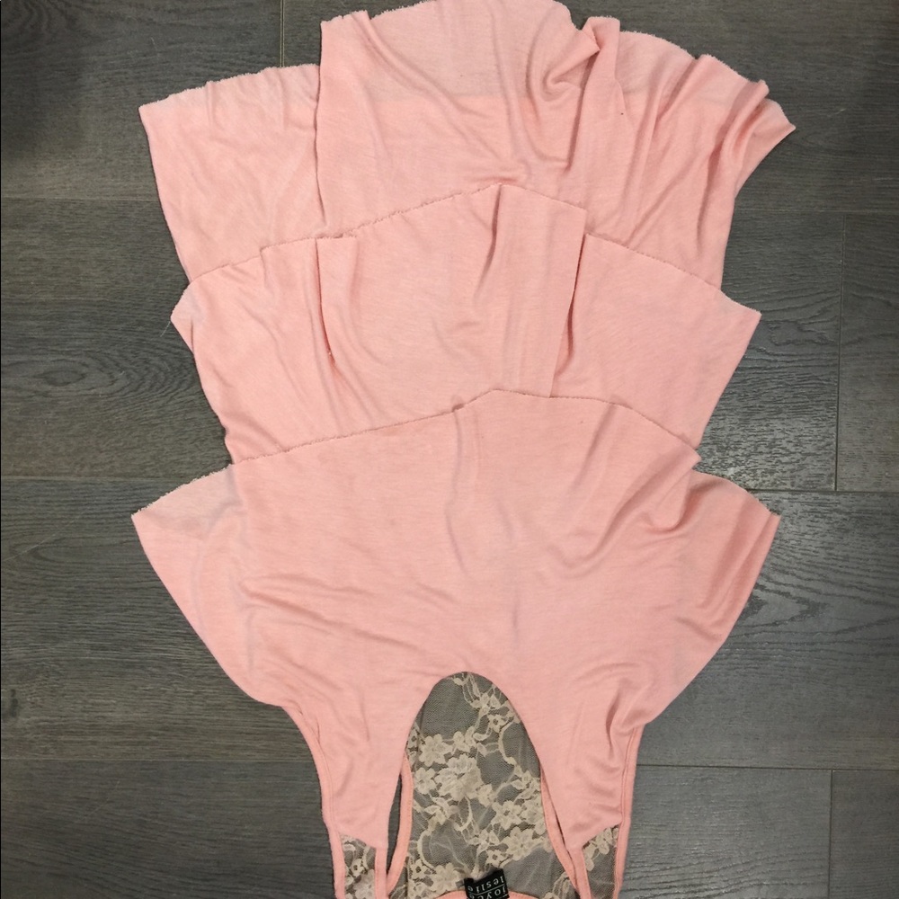 Pink Ruffle Layer Tank - Picture 2 of 3
