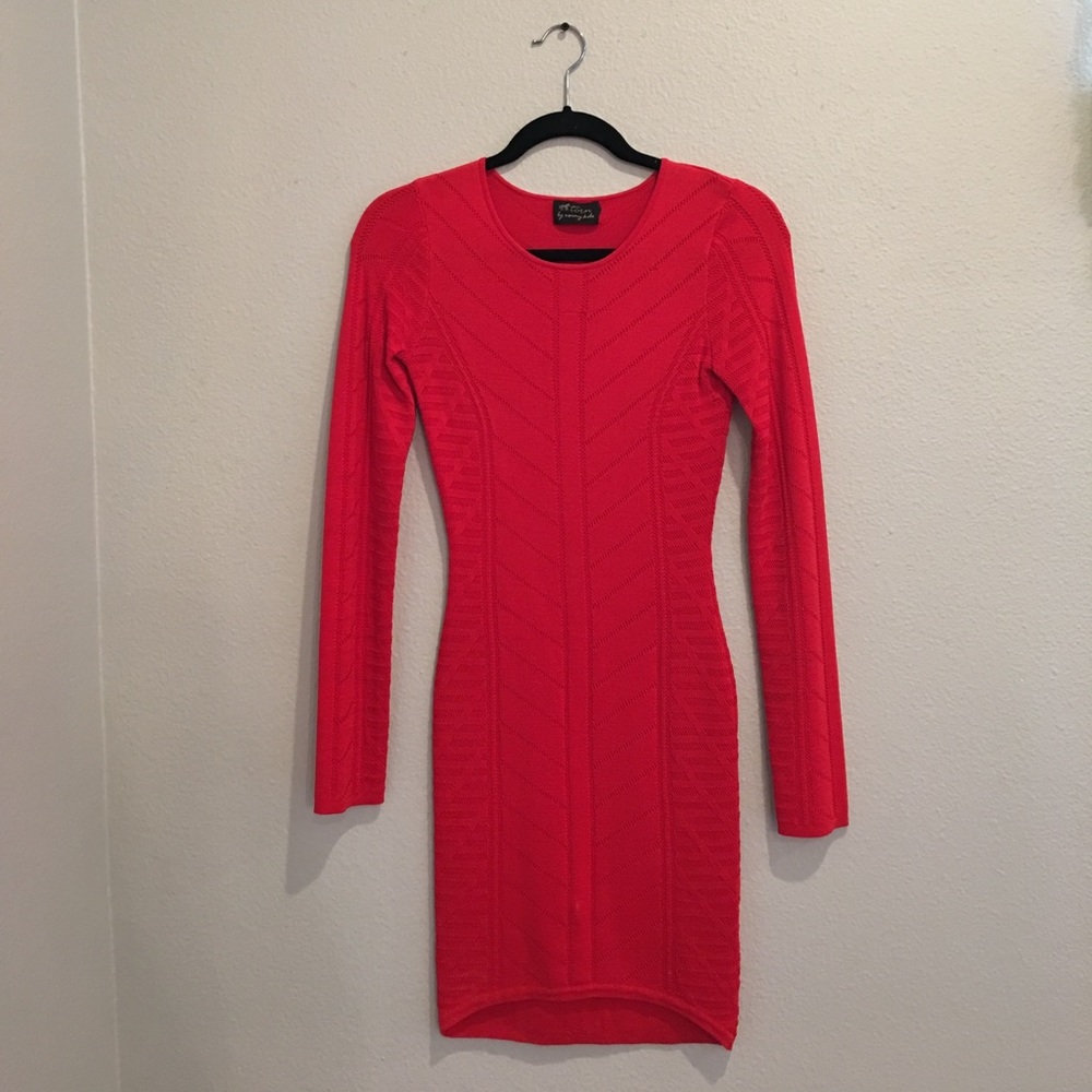 Red Torn by Ronny Kobo dress XS.