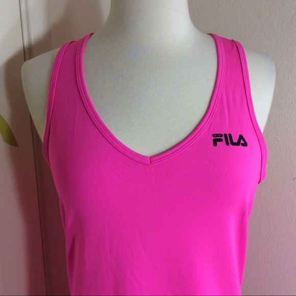 Fila Tops Fila Pink Workout Tank Top Size Medium Poshmark