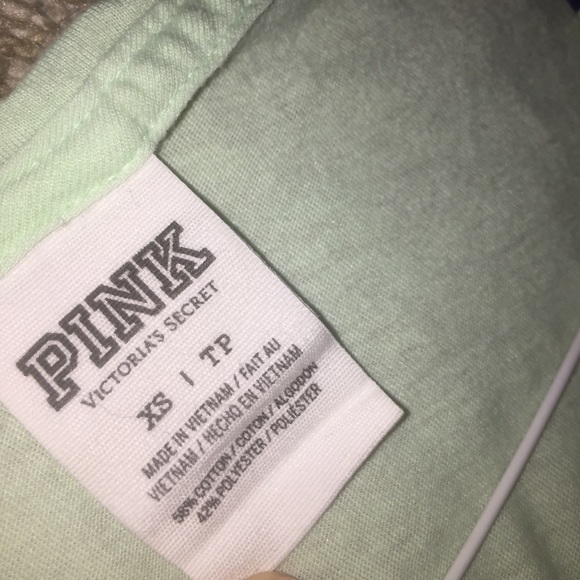 PINK mint green tank top - Picture 3 of 3