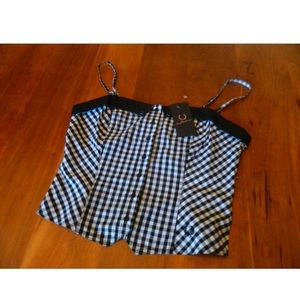 Fred perry Amy winehouse foundation gingham cami