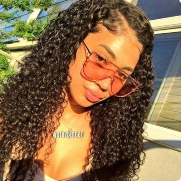 Last Pair " Iris" Clear Pink Sunglasses 💓 - Picture 5 of 6