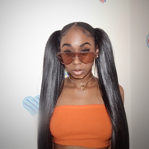 Last Pair " Iris" Clear Pink Sunglasses 💓 - Picture 4 of 6