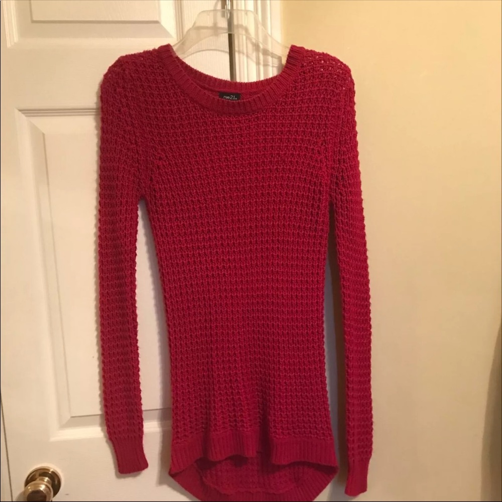Fitted sweater dress