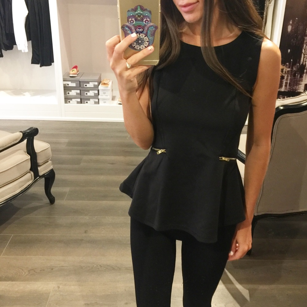 Cara Peplum Top