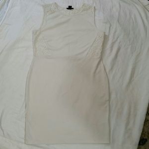 H&m white dress size L