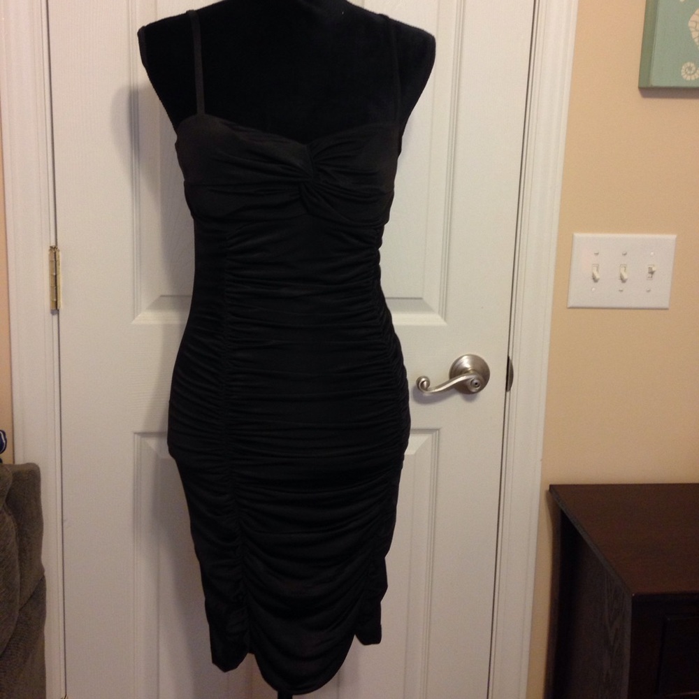 Black cocktail dress