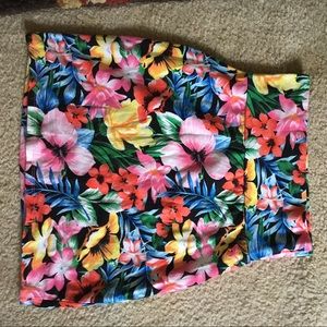 PINK Victoria's Secret Hawaiian floral skirt