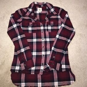 Women's Billabong button up plaid