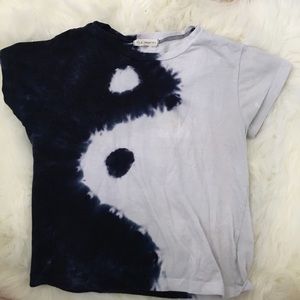 Pacsun LA hearts ying yang crop top