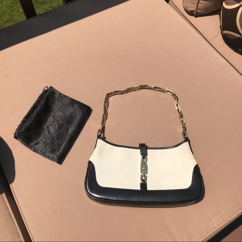 Authentic Gucci Jackie Baguette Bag