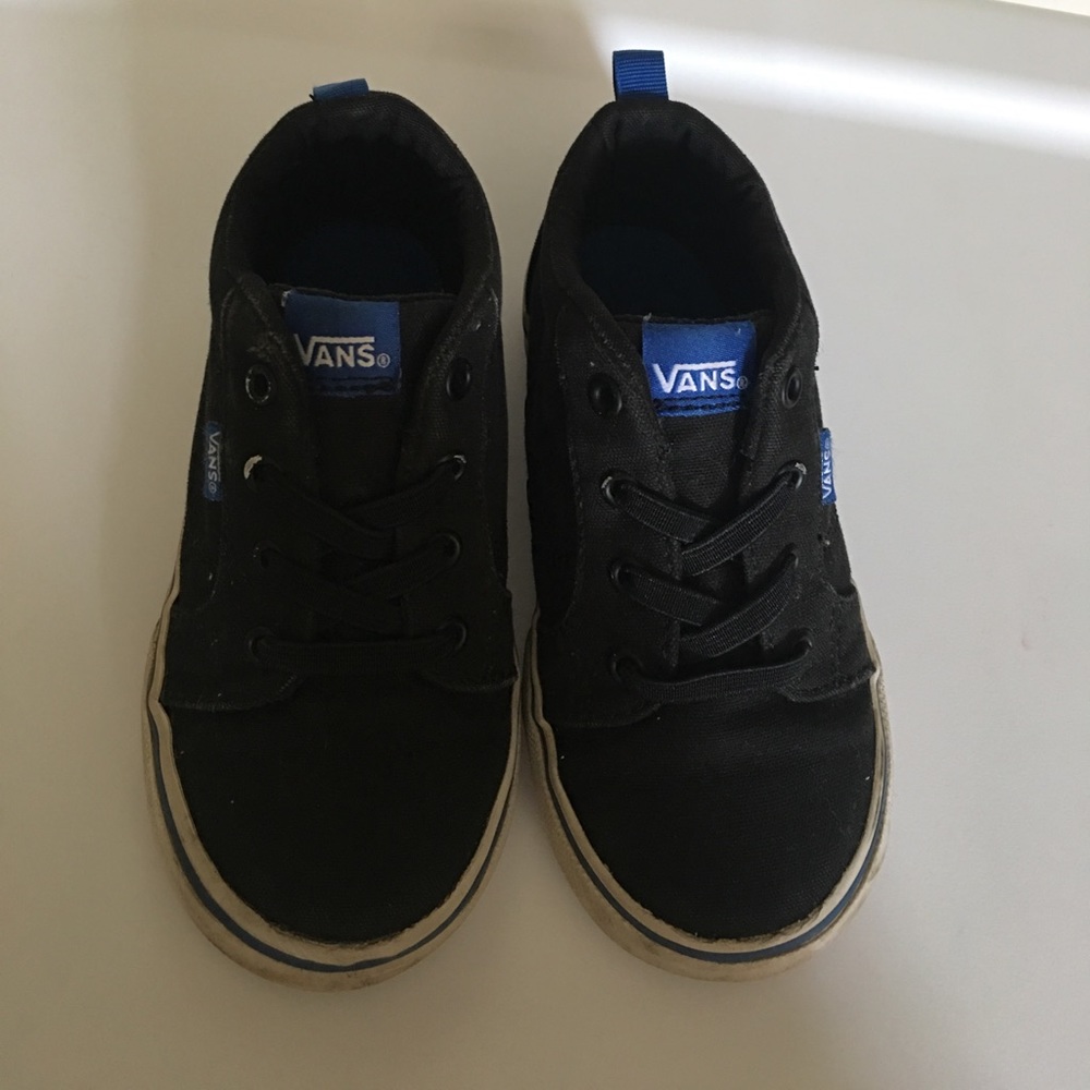 Boys vans size 8.5