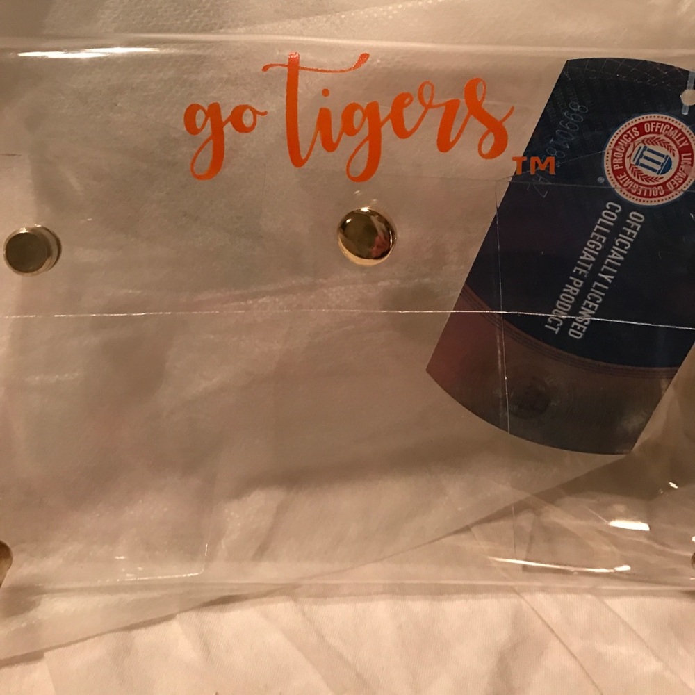 Stadium clear purse GO TIGERS Clemson University