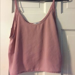 PacSun pink crop top