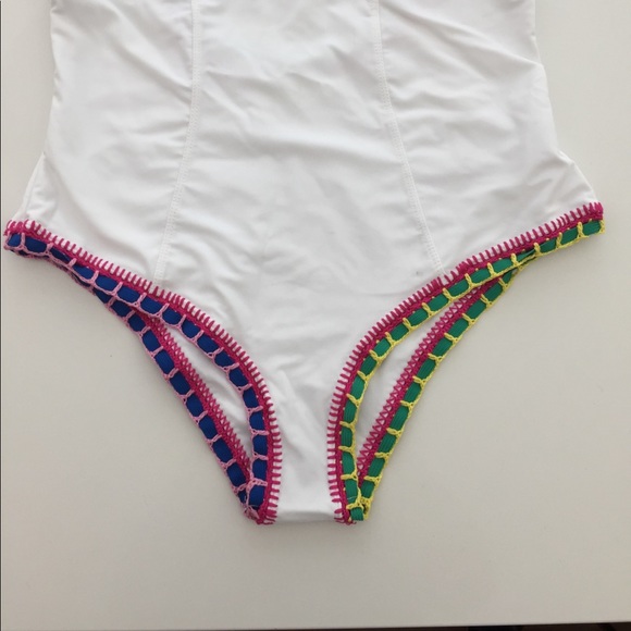 Multi Colored Trim Bikini - Picture 2 of 6