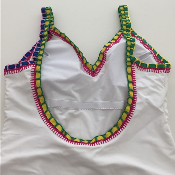 Multi Colored Trim Bikini - Picture 5 of 6