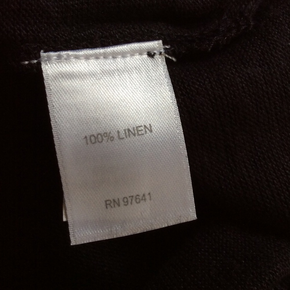 J. Jill knit cardigan set ✨HP✨NWT ⭐️ 100% linen ⭐️ black ⭐️ - Picture 5 of 6