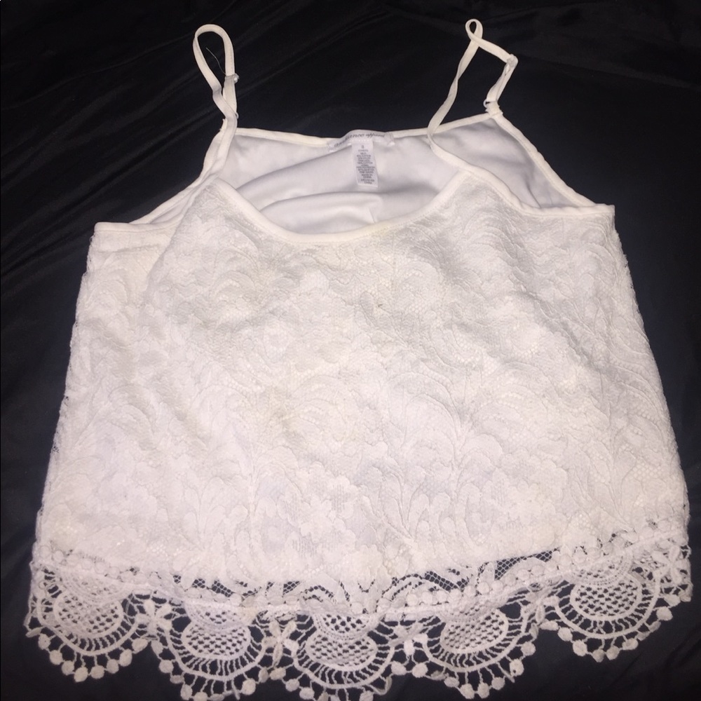 Lace crop top
