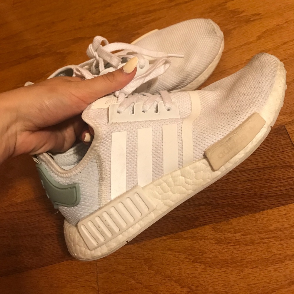 Adidas NMD R1 white/teal 6.5