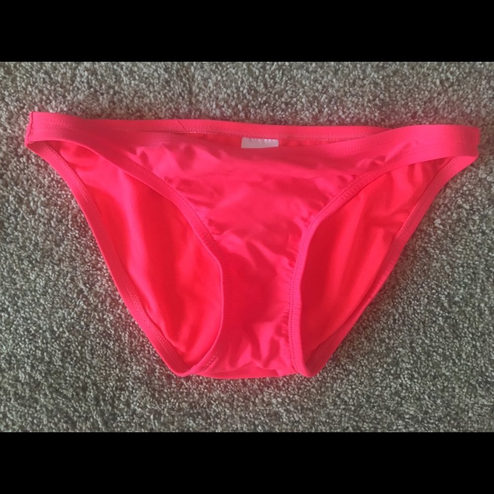 Neon Pink Bikini Bottoms