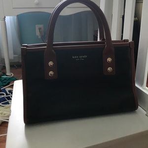 Black and brown Kate Spade bag
