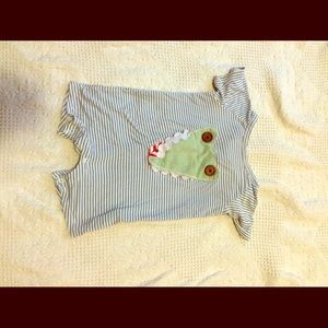 Baby boy alligator jumper