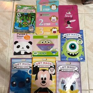 HAIR, FACE, LIP, and EYE MASKS FROM JAPAN! DISNEY