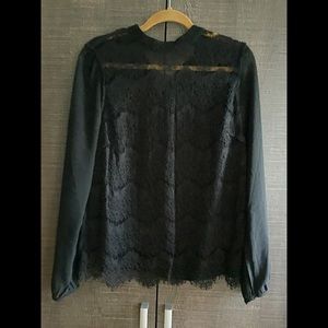 Black Lace Long Sleeve