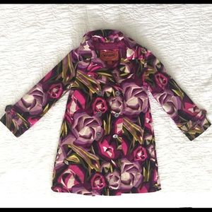 Missoni for Target little girls floral peacoat