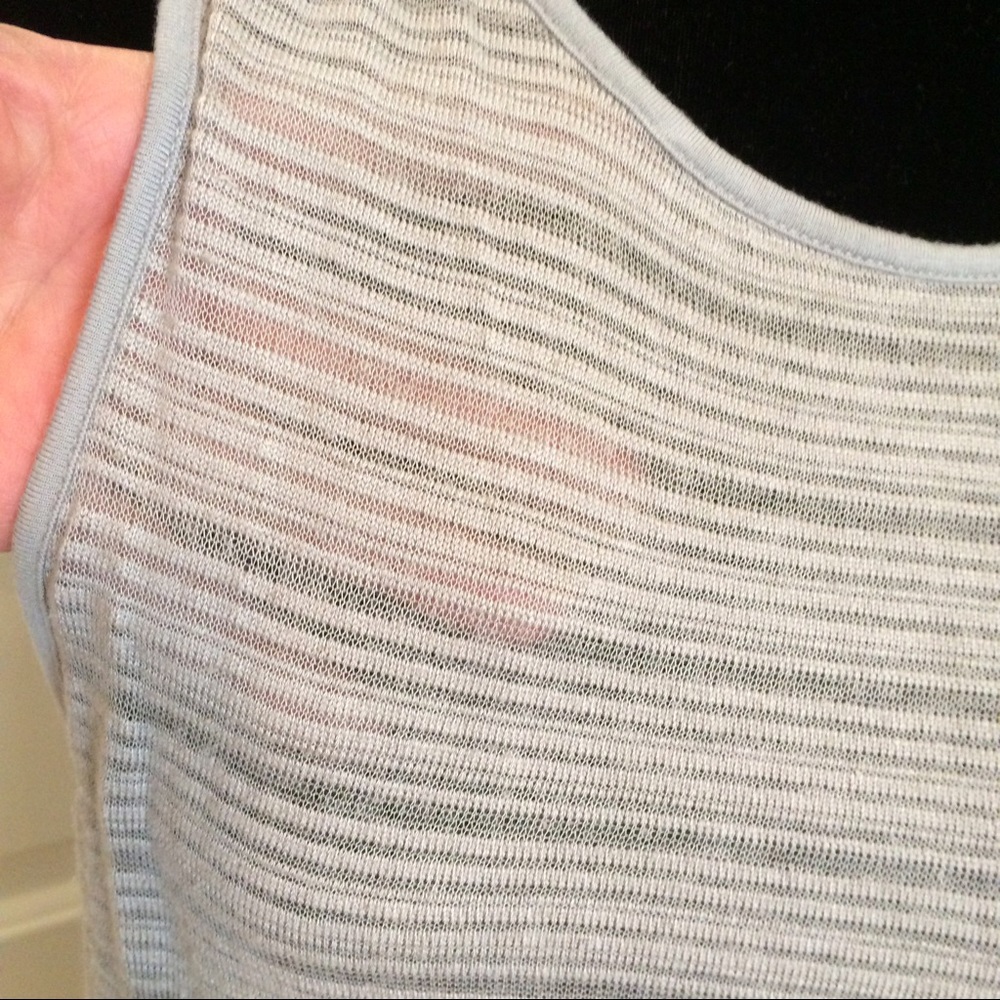 TopShop Light Grey Top - Picture 5 of 8