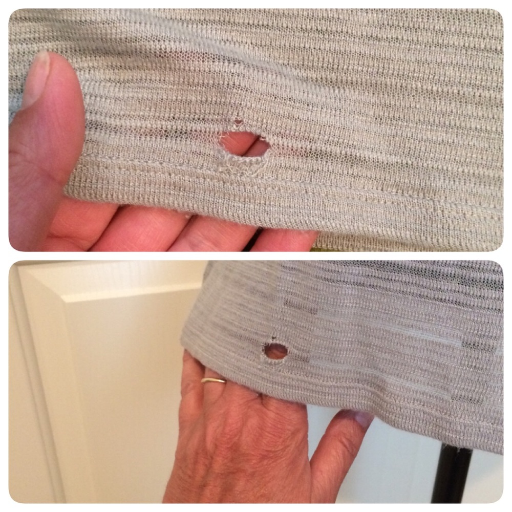 TopShop Light Grey Top - Picture 6 of 8