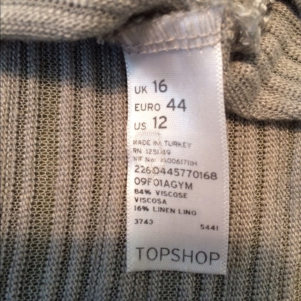 TopShop Light Grey Top - Picture 8 of 8