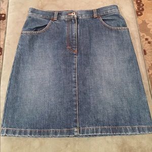 EUC Anne Taylor jean skirt