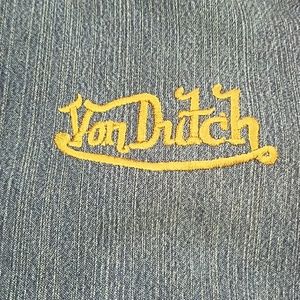 Vintage Von Dutch jeans 30 waist with leg cutouts