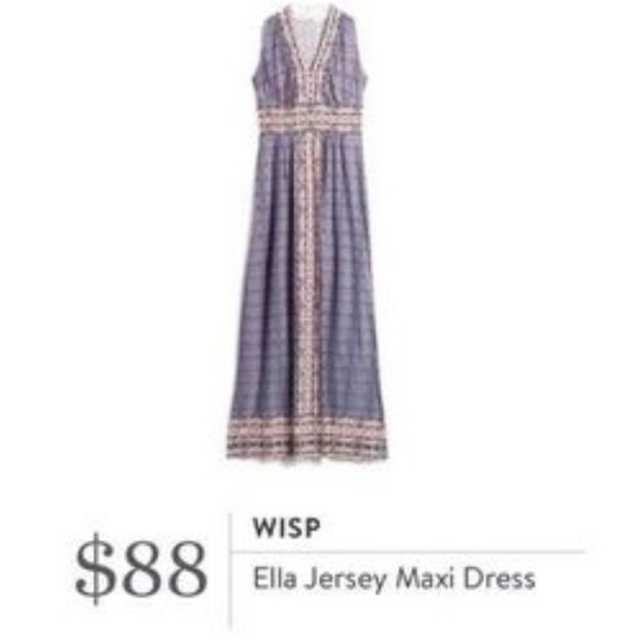 wisp ella jersey maxi dress Stitch Fix Box Review: April 2020 Fix #57