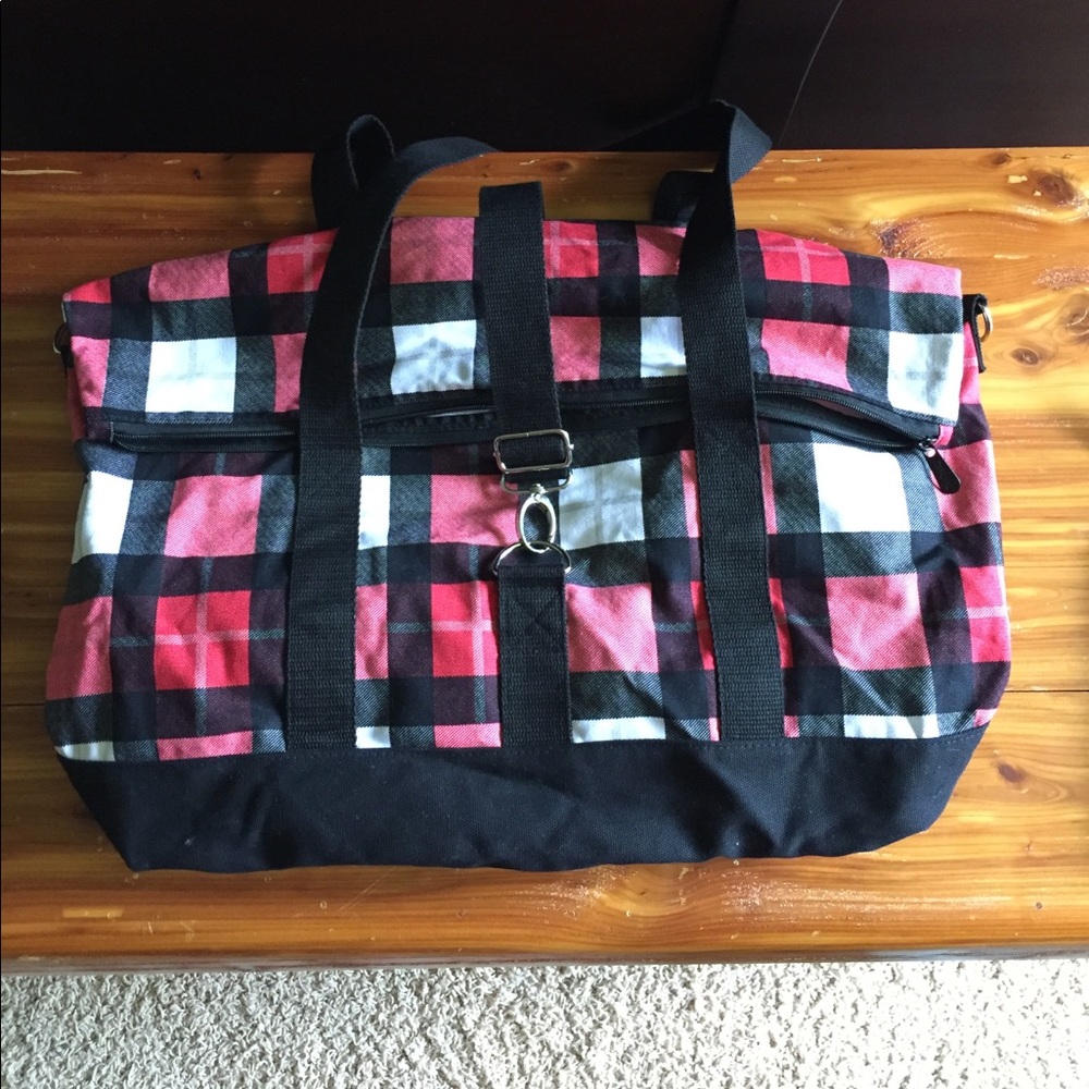 Thirty one Weekender Tote bag checkered