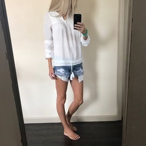 Chelsea & Theodore boho tassel shirt