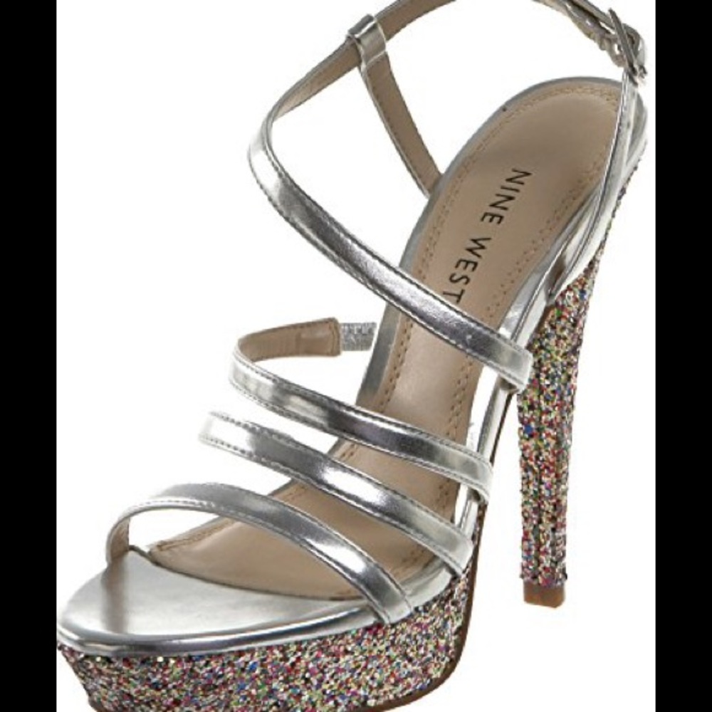 Nine West Glitter Heels