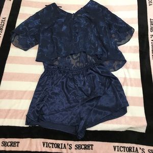 Silk Victoria's Secret PJ set🦋💙✨