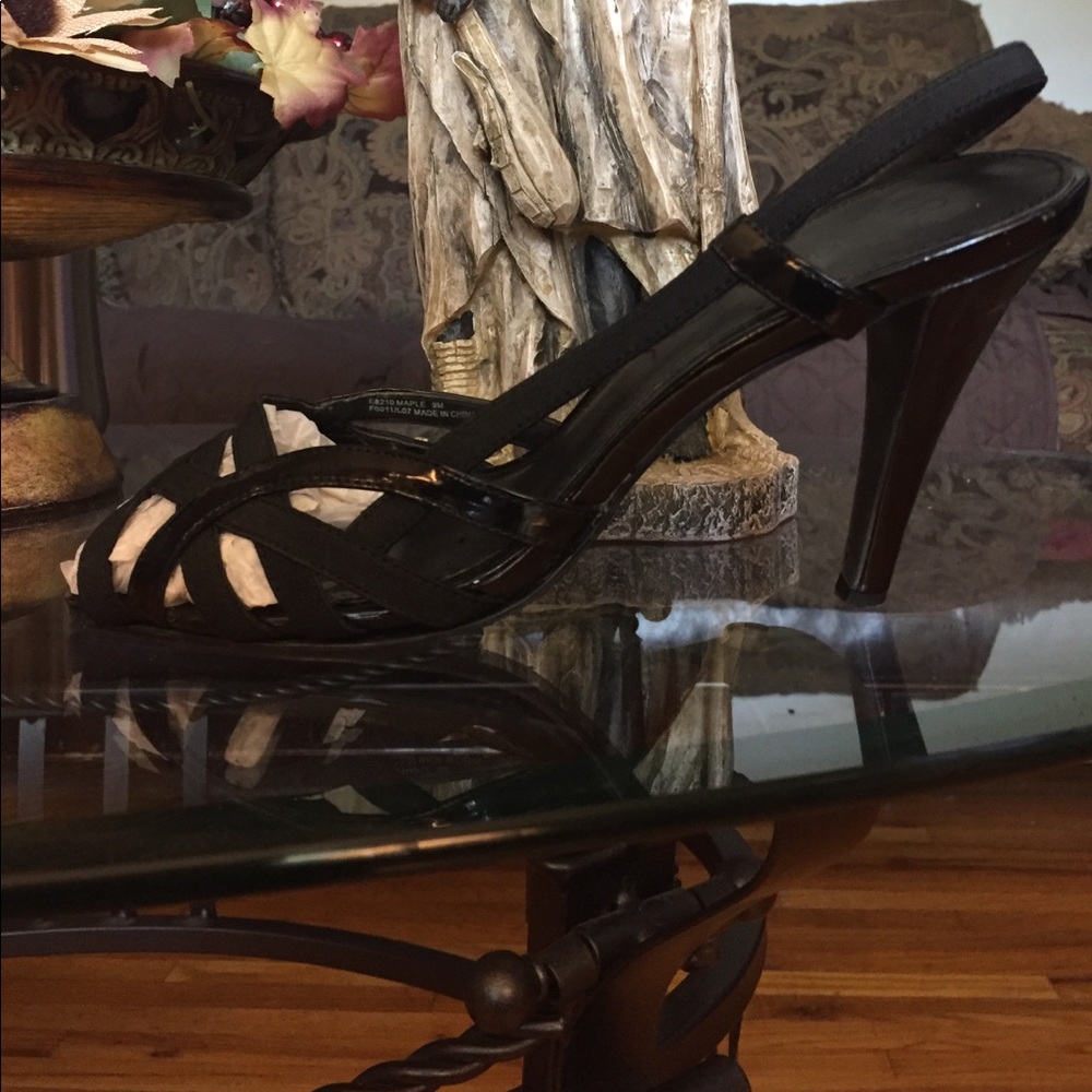 Black Slingback Sandal