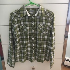 Green Delia's flannel!