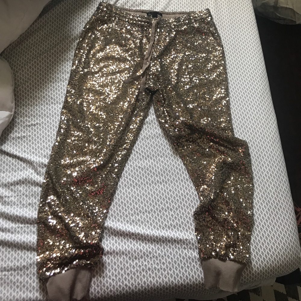 Sequin joggers